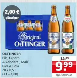 Getränke Quelle Oettinger pils Angebot