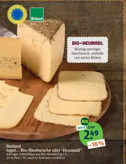 tegut Bioland bio-heubursche oder bio-heumadl Angebot