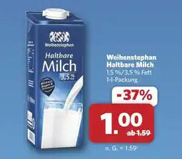 Combi Weihenstephan haltbare milch Angebot