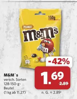 Combi M&m's peanut Angebot