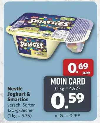 Combi Nestlé joghurt & smarties Angebot