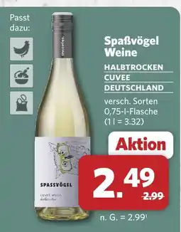 Combi Spaßvögel weine halbtrocken cuvee deutschland Angebot