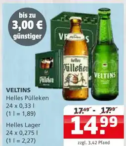 Getränke Quelle Veltins helles pülleken Angebot