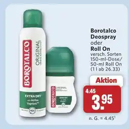 Combi Borotalco deospray Angebot
