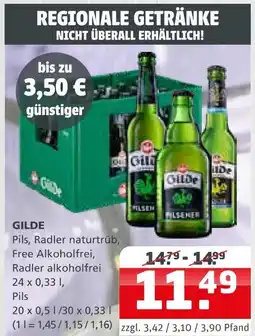 Getränke Quelle Gilde pils Angebot