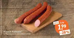 tegut Klassik kabanos Angebot
