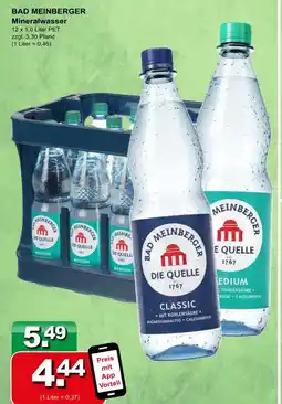 Getränkeparadies Gefromm Bad meinberger mineralwasser Angebot