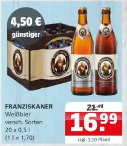 Getränke Quelle Franziskaner weißbier Angebot