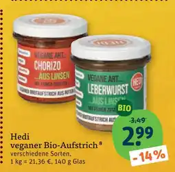 tegut Hedi bio-aufstrich Angebot