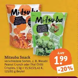 tegut Mitsuba snack Angebot