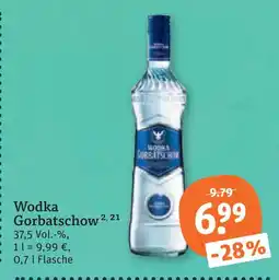 tegut Wodka gorbatschow Angebot