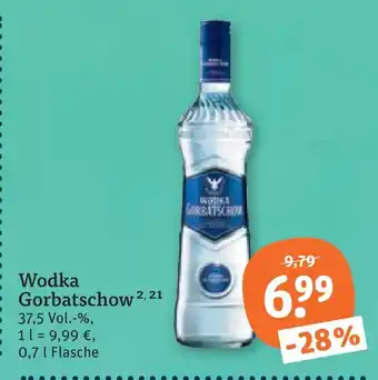tegut Wodka gorbatschow Angebot