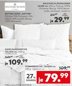 porta Silvercrown by brinkhaus bauchschläferkissen Angebot