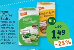 tegut Tegut... bio-tee basics Angebot