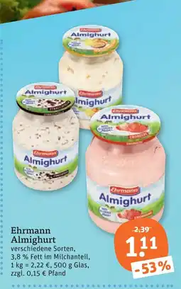 tegut Ehrmann almighurt Angebot
