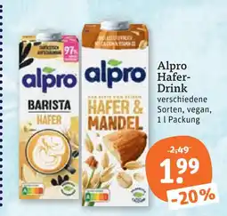 tegut Alpro barista haferdrink Angebot