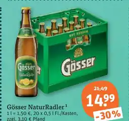 tegut Gösser naturradler Angebot