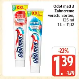 Marktkauf Odol med 3 zahncreme karies schutz Angebot