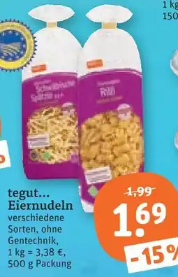 tegut Tegut... eiernudeln Angebot