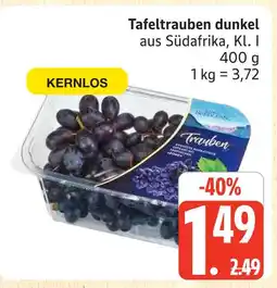 Marktkauf Tafeltrauben dunkel Angebot