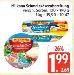 Marktkauf Milkana schmelzkäsezubereitung sahne Angebot