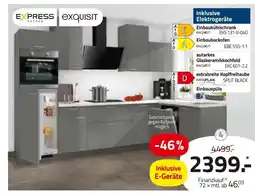 ROLLER Express küchen oder exquisit einbauküche Angebot
