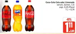 Marktkauf Coca-cola zero sugar Angebot