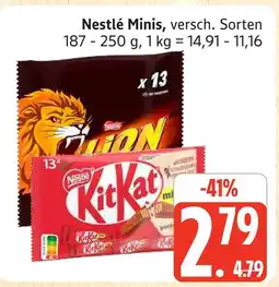 Marktkauf Nestlé minis lion Angebot