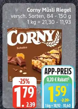 Edeka Corny müsli riegel schoko Angebot