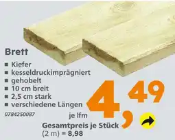 Globus Baumarkt Brett Angebot