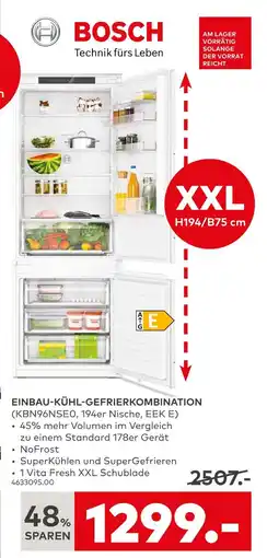 porta Bosch einbau-kühl-gefrierkombination Angebot