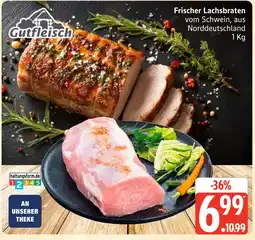 Marktkauf Gutfleisch frischer lachsbraten Angebot