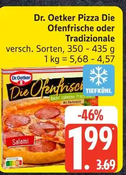 Edeka Dr. oetker pizza die ofenfrische Angebot