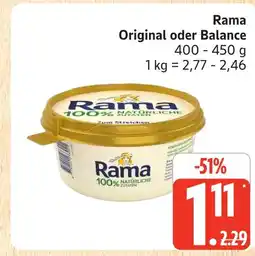 Marktkauf Rama original oder balance Angebot