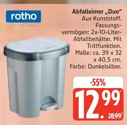 Marktkauf Rotho abfalleimer duo Angebot