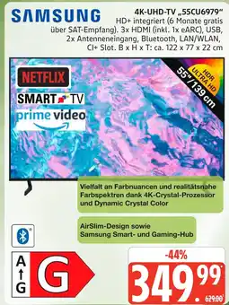 Marktkauf Samsung 4k-uhd-tv 55cu6979 Angebot