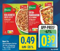 diska Knorr bolognese unsere beste! Angebot