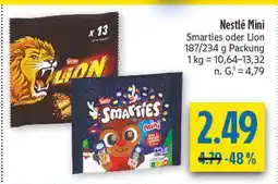 diska Nestlé smarties mini Angebot