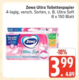 Marktkauf Zewa ultra toilettenpapier Angebot
