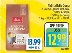 diska Melitta bella crema la crema Angebot