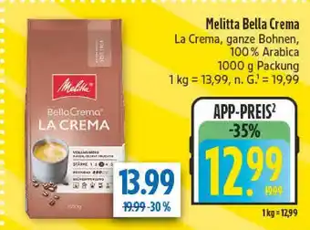 diska Melitta bella crema la crema Angebot