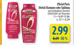 diska L'oréal paris elvital shampoo Angebot