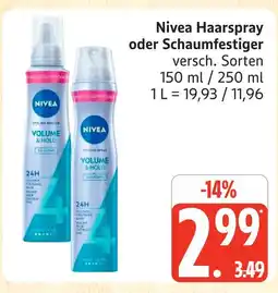 Marktkauf Nivea haarspray Angebot
