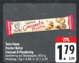 E-Center Tante fanny frischer butter croissant & plunderteig Angebot