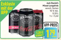 Marktkauf Jack daniel's mixed longdrink berry Angebot