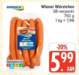 Marktkauf Nordisch wiener würstchen Angebot