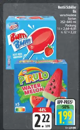 E-Center Nestlé schöller bum bum Angebot