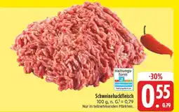 E-Center Schweinehackfleisch Angebot