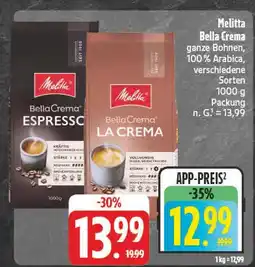 E-Center Melitta bella crema espresso Angebot