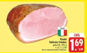 E-Center Mendel südtiroler schinken Angebot